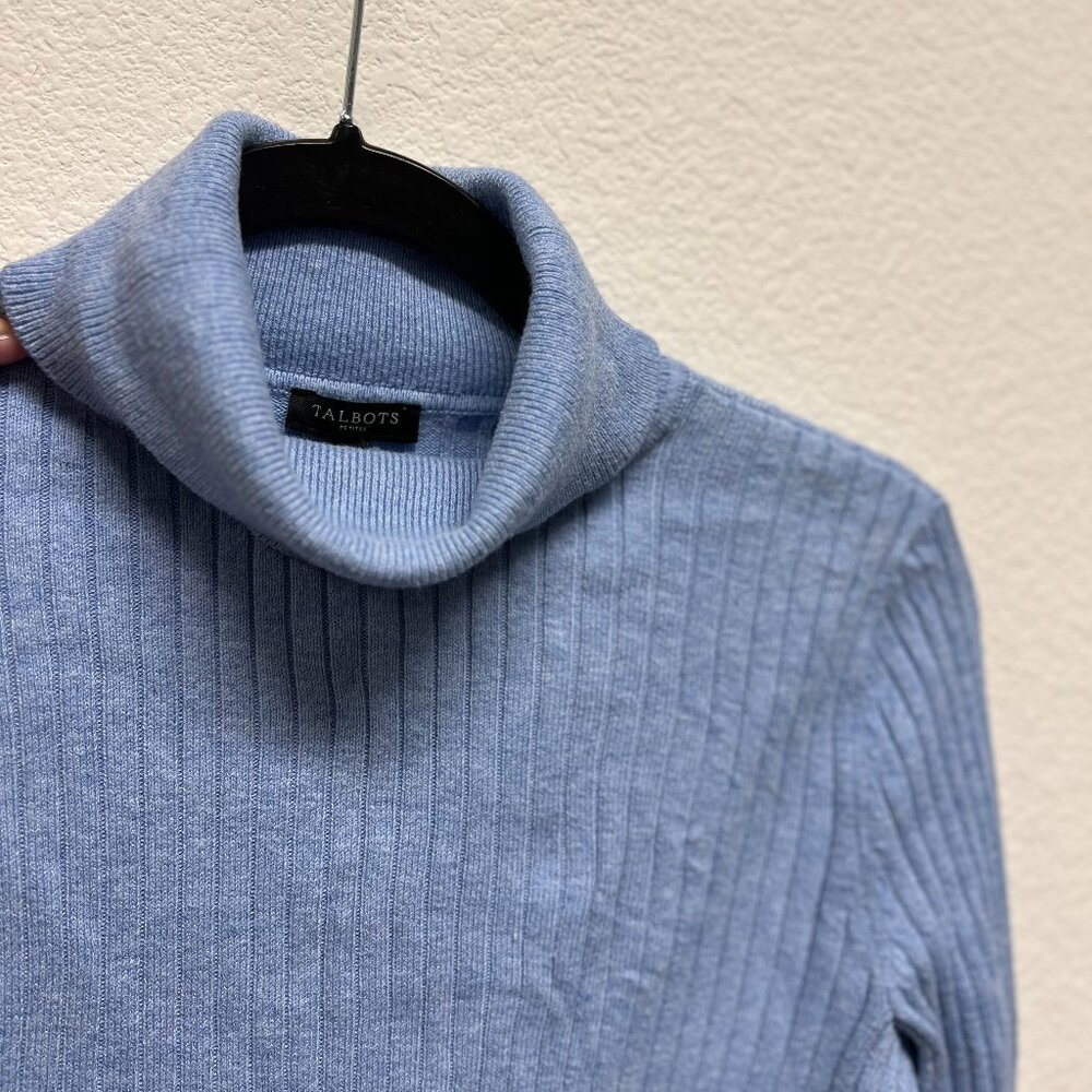 Talbots --  Petites (S) -- Sky Blue Sweater